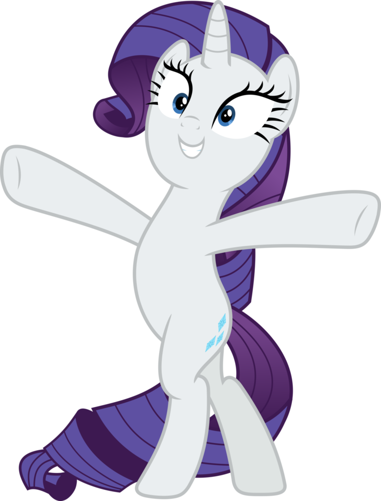 Mlp Vector - Rarity - Rarity Devinart (780x1025)
