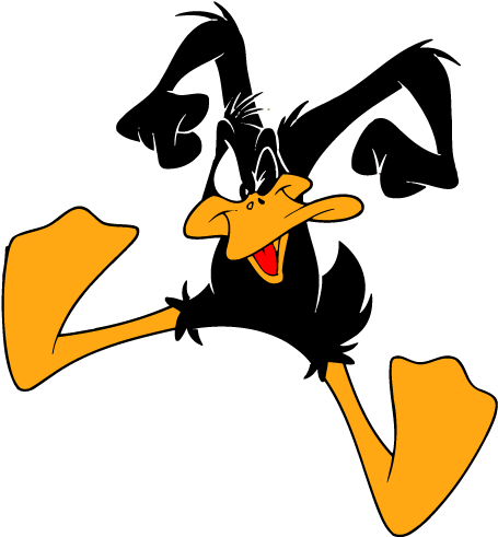Daffy Duck Angry Face - Daffy Duck (489x500)