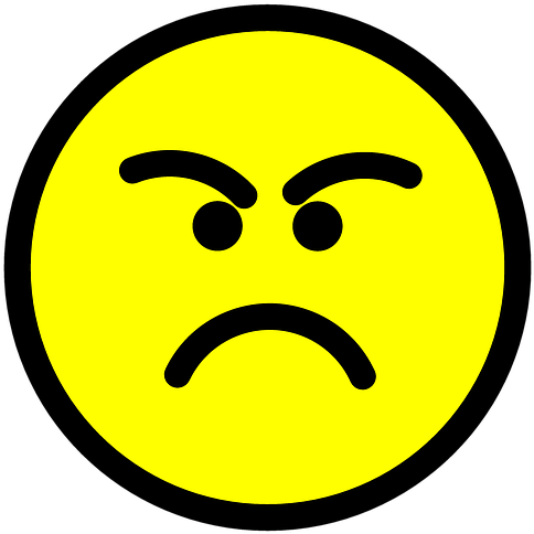 Mad Face Icon - Put This In High Contrast Mode (960x719)