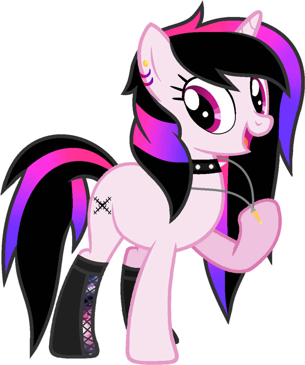 Cindypinkartje, Boots, Choker, Female, Mare, Oc, Oc - Cartoon (1024x1224)