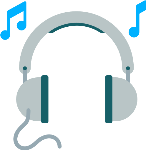 Headphone Emoji - Headphones Emoji Transparent (512x512)