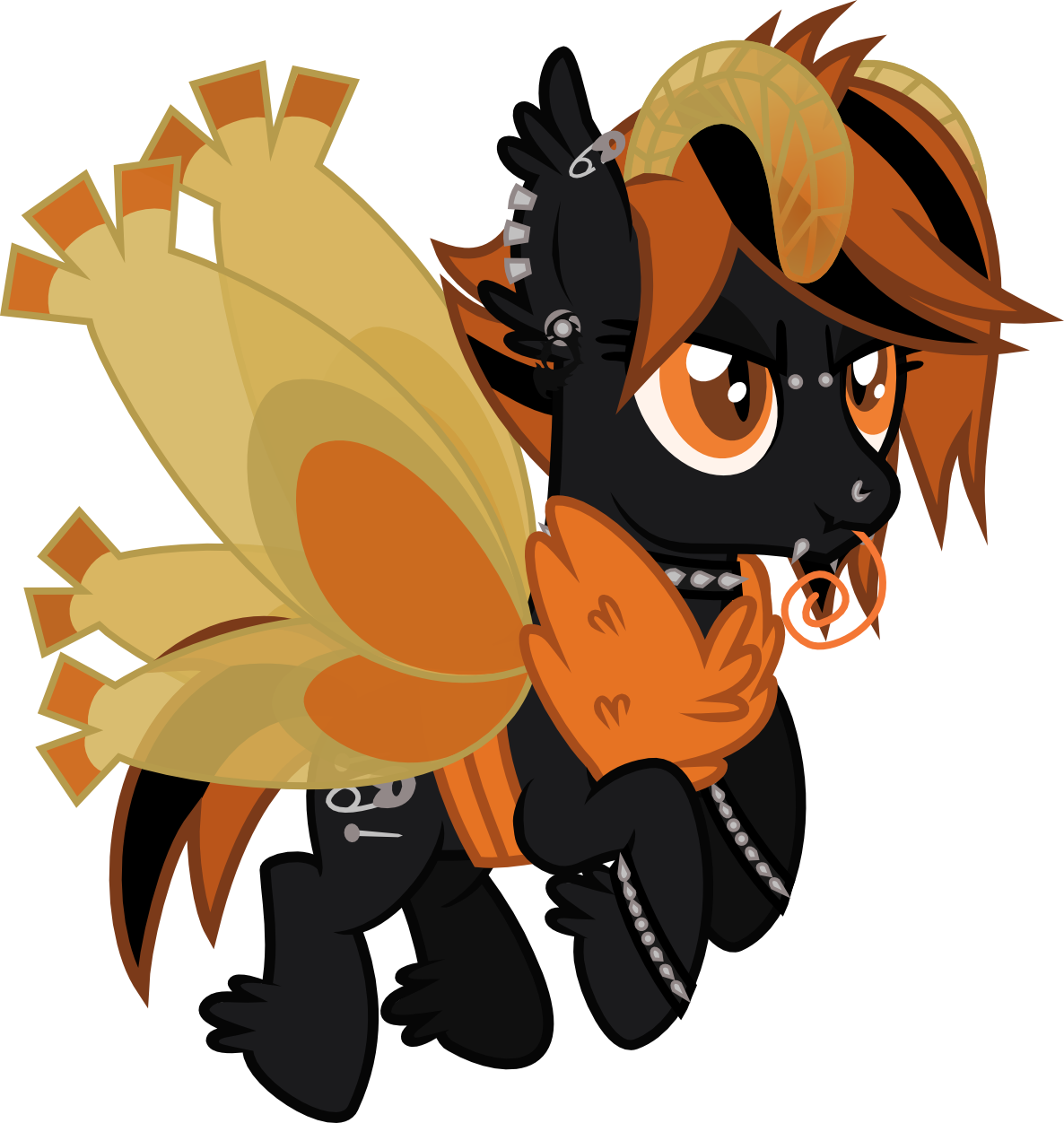 Lightningbolt, Choker, Clandestine Industries, Colored - Cartoon (1186x1252)