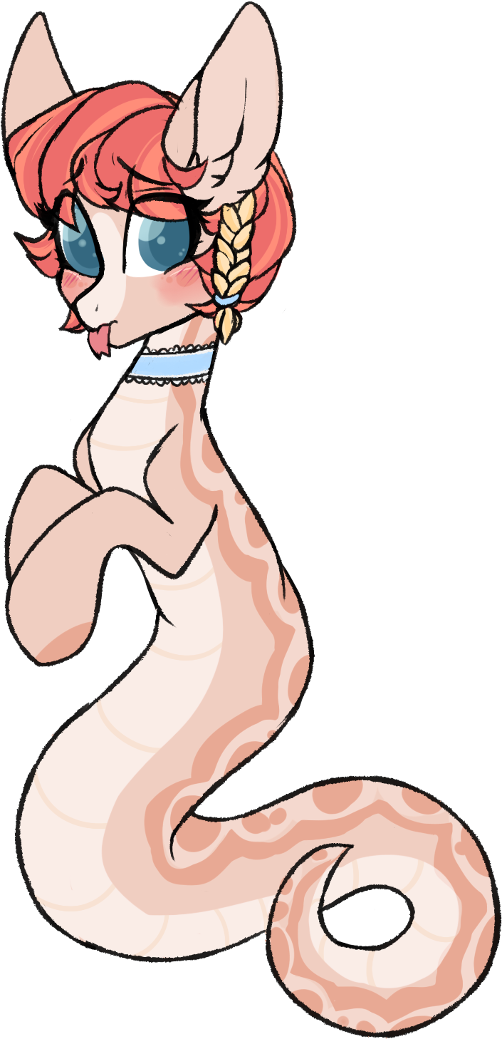 Angelbeat-drift, Blep, Blushing, Braid, Choker, Female, - Cat Yawns (1000x1500)