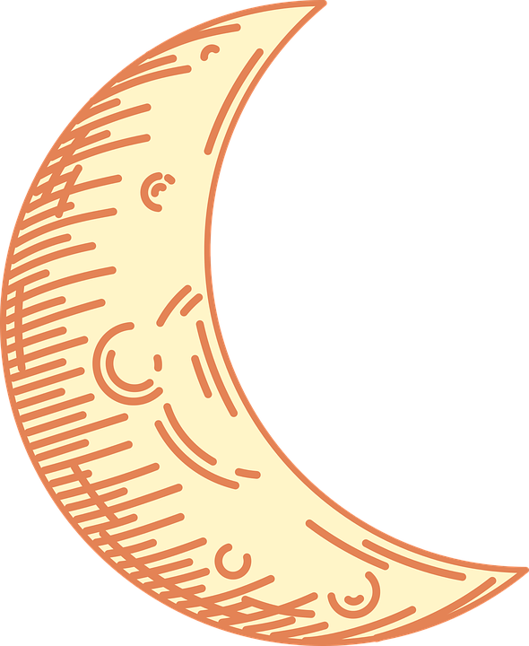 Crescent Clipart Bulan Sabit - Moon (590x720)