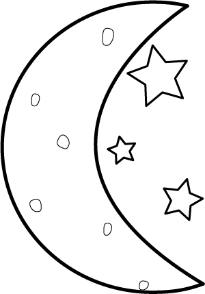 Moon, Night Line Art - Emos Led Dekorace - Hvězda 3d Dřevěná, 2xaa, Teplá (300x429)