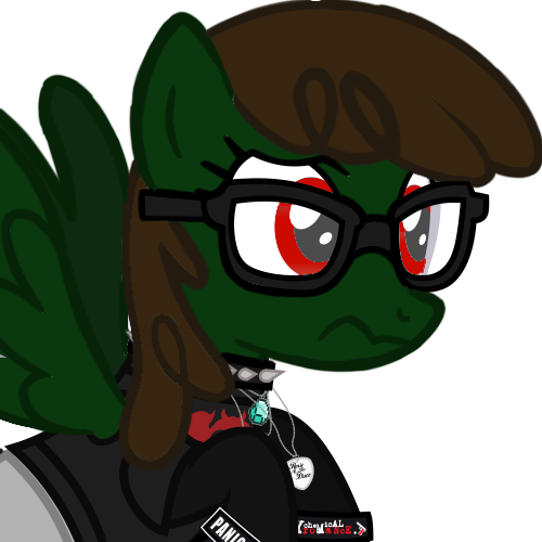 Lightningbolt, Choker, Clandestine Industries, Clothes, - Cartoon (500x500)