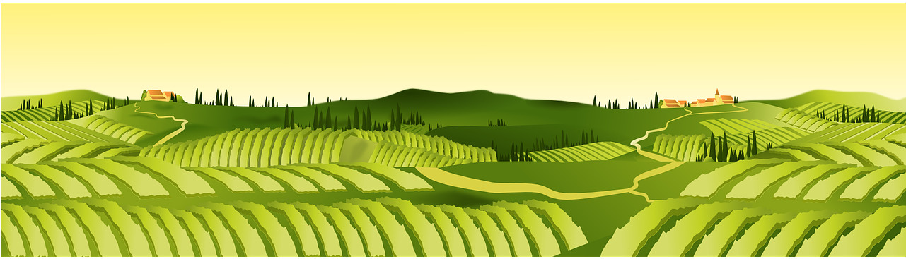Agriculture Hills Landscape Png Image - Farm Landscape Clip Art (1280x640)