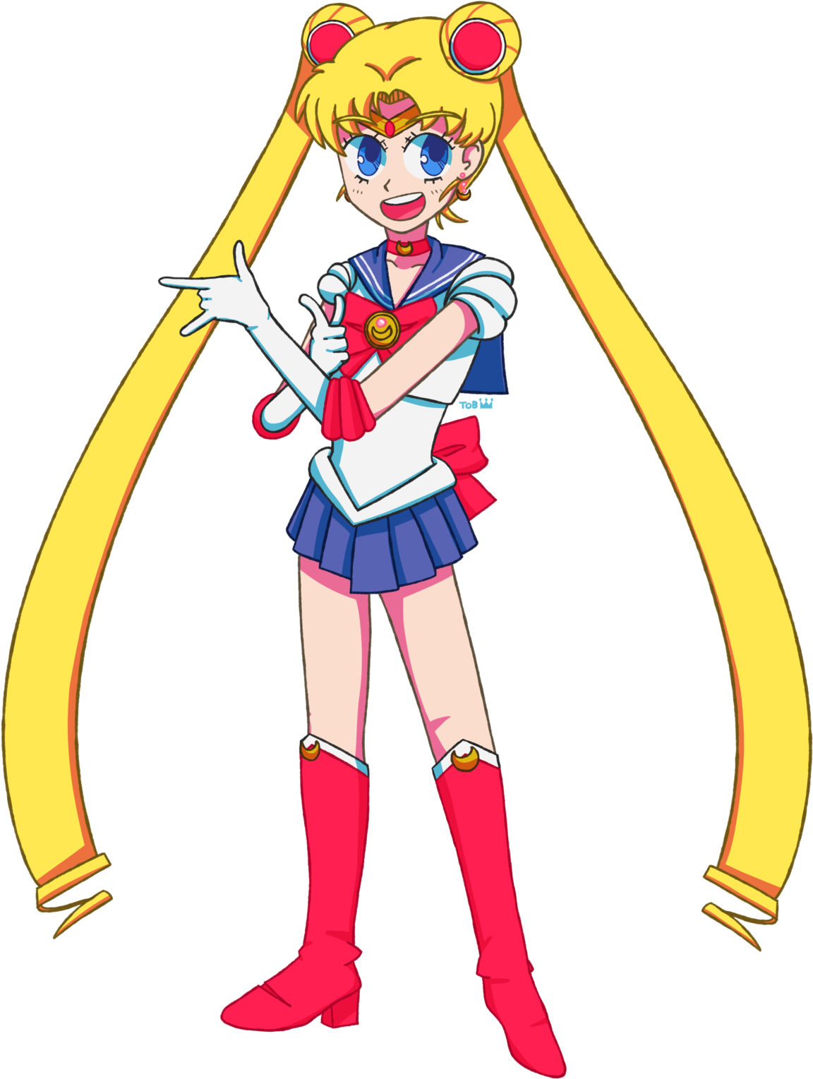 Sailor Moon Usagi Tsukino Sailor Soldier Fan Art In - Sailor Moon (1280x1579)