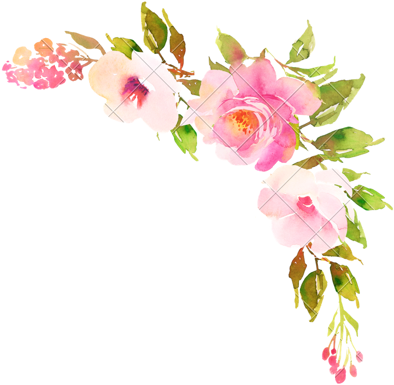 Flower Bohemian Bouquet With Roses - Boho Flowers Transparent (796x800)