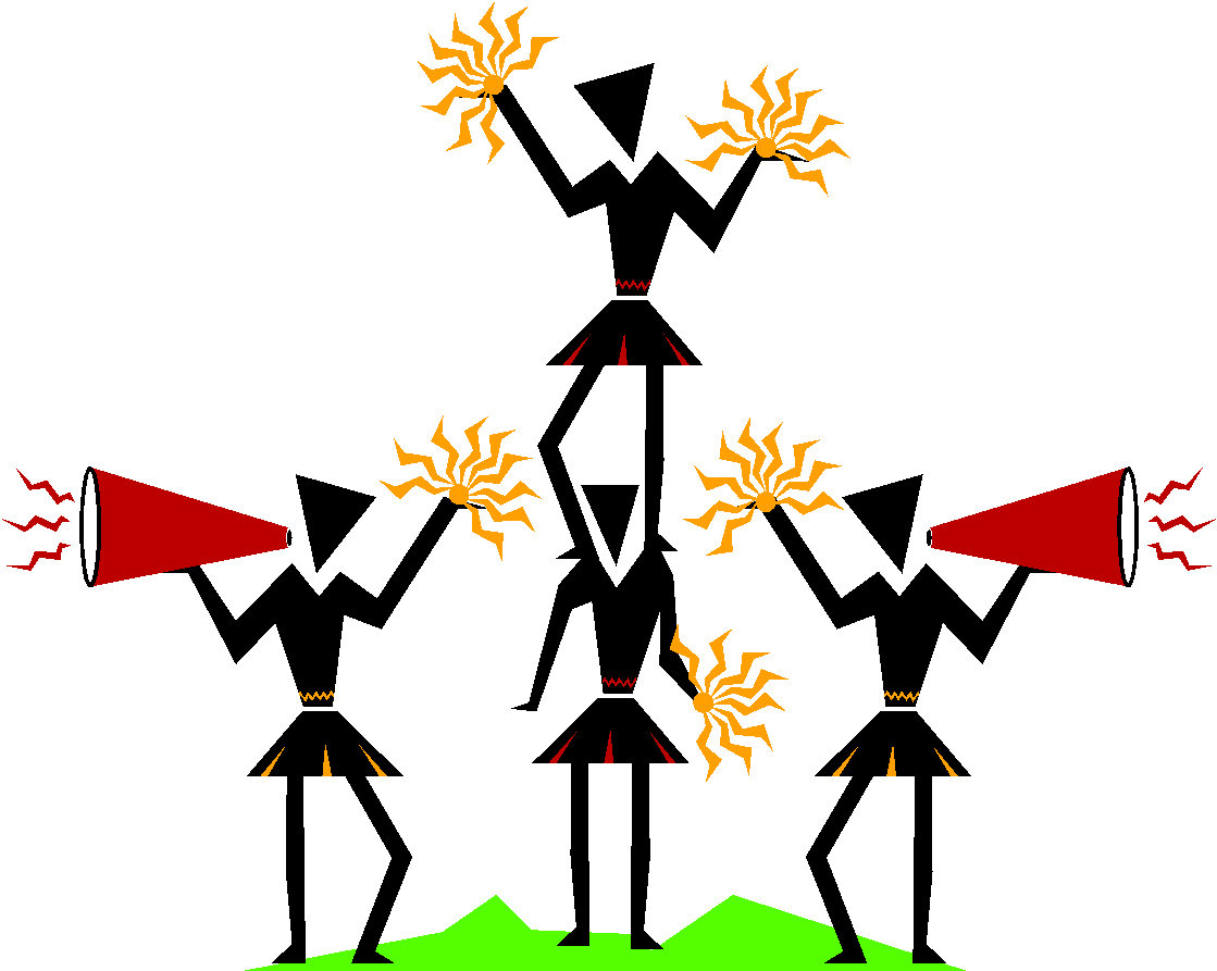 The Mphs Cheerleaders Will Host A Tiny Tiger Cheer - Cheerleading Clip Art (1119x893)
