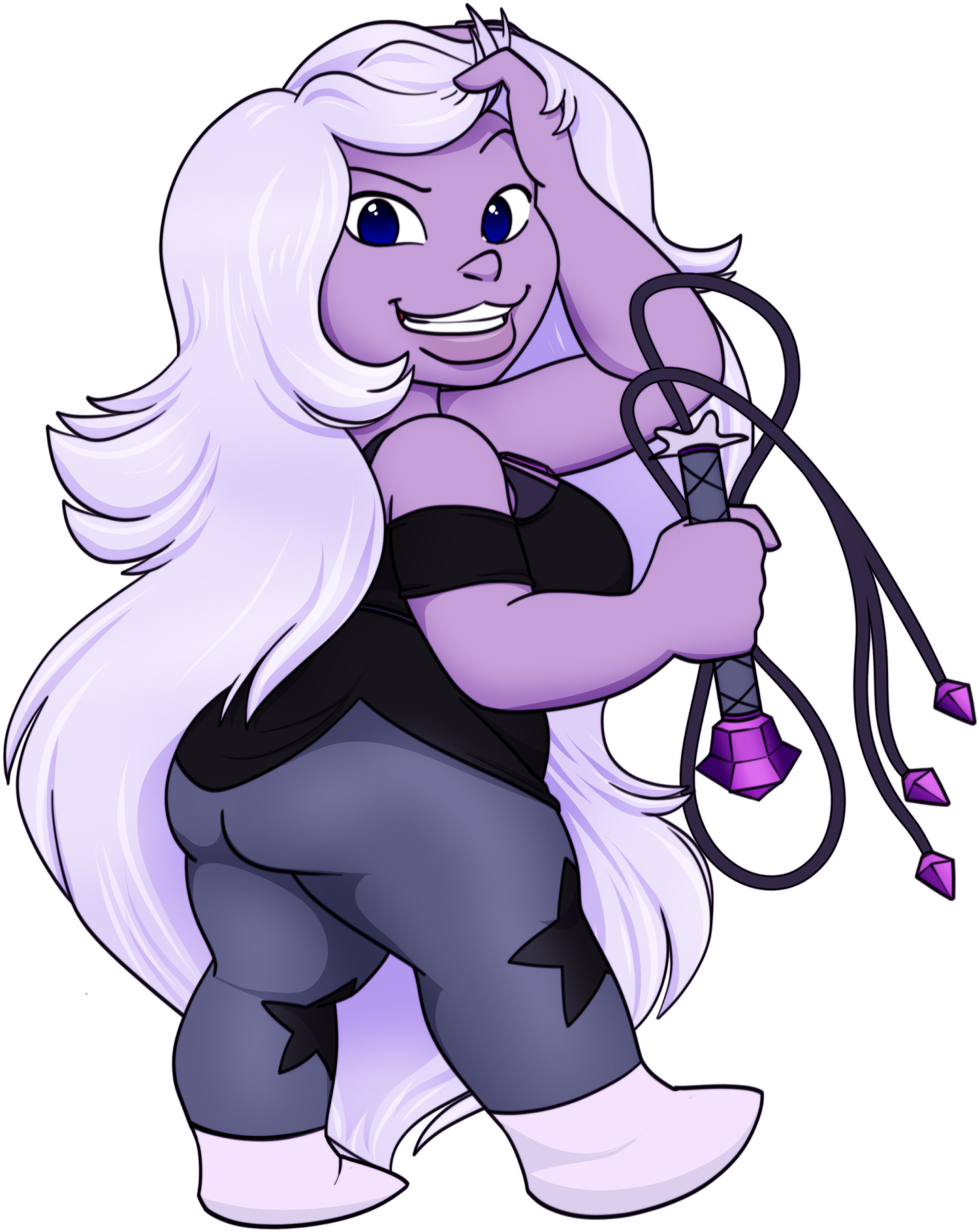 Fictional Character Mammal Purple Vertebrate Cartoon - Steven Universe Amethyst Booty (1800x2250)