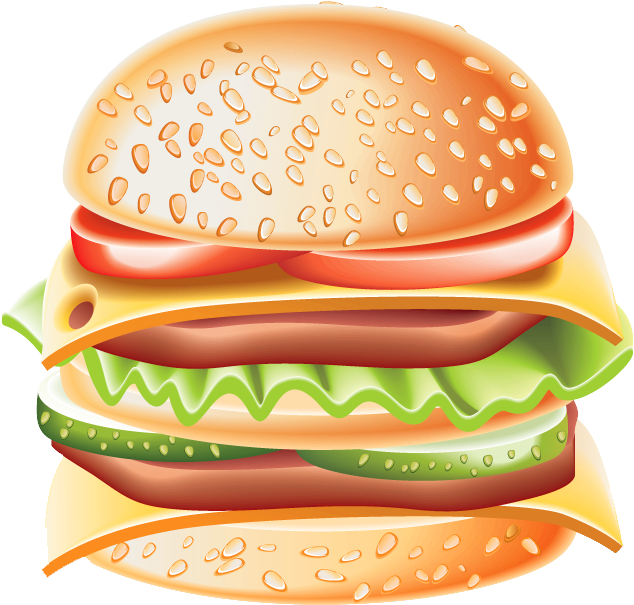 Big Hamburger Png Clipartu200b Gallery Yopriceville - Clip Art Hamburger Png (681x653)
