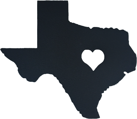 Clip Art Manufactured Home Download - Texas With A Heart Cut Out (500x400)