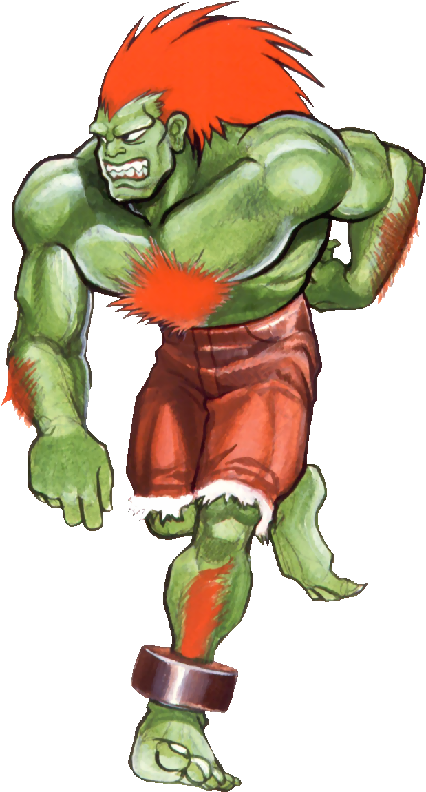 Blanka As Seen In Street Fighter Ii - Blanka As Seen In Street Fighter Ii (700x1200)
