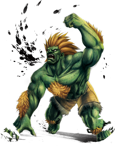 Ssf4blanka - Blanka Street Fighter Iv (395x500)