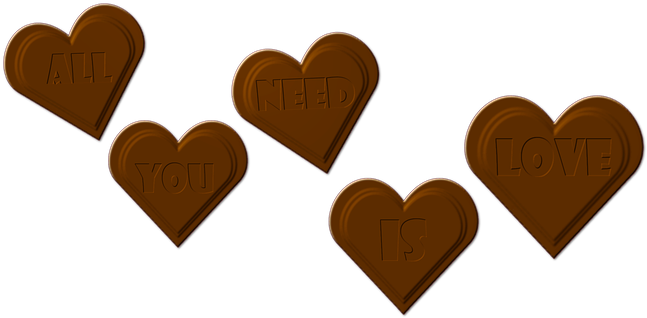 Chocolate Chocolates Heart Love Sweets Swe - Chocolate Love Png (661x340)