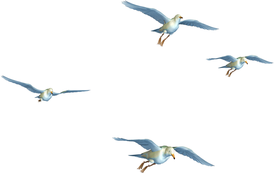 Flying Birds 01 Png Stock By Roy3d - Flying Birds Png Hd (1024x768)