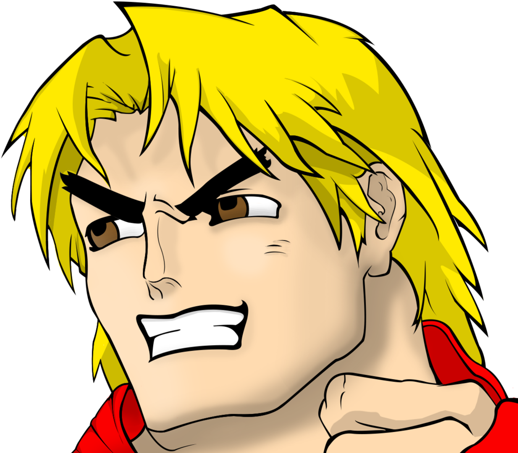 Ken Masters Blanka Drawing Pencil - Cartoon (1024x901)