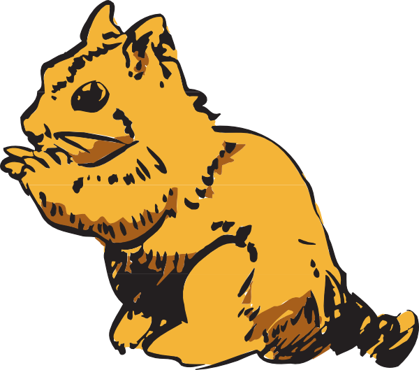 Eating Chipmunk Clip Art At Vector Clip Art Online - Clip Art (600x529)
