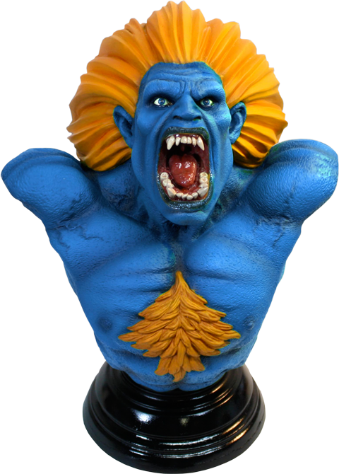 Street Fighter Blanka Polystone Bust By Pop Culture - Blanka Street Fighter (480x670)