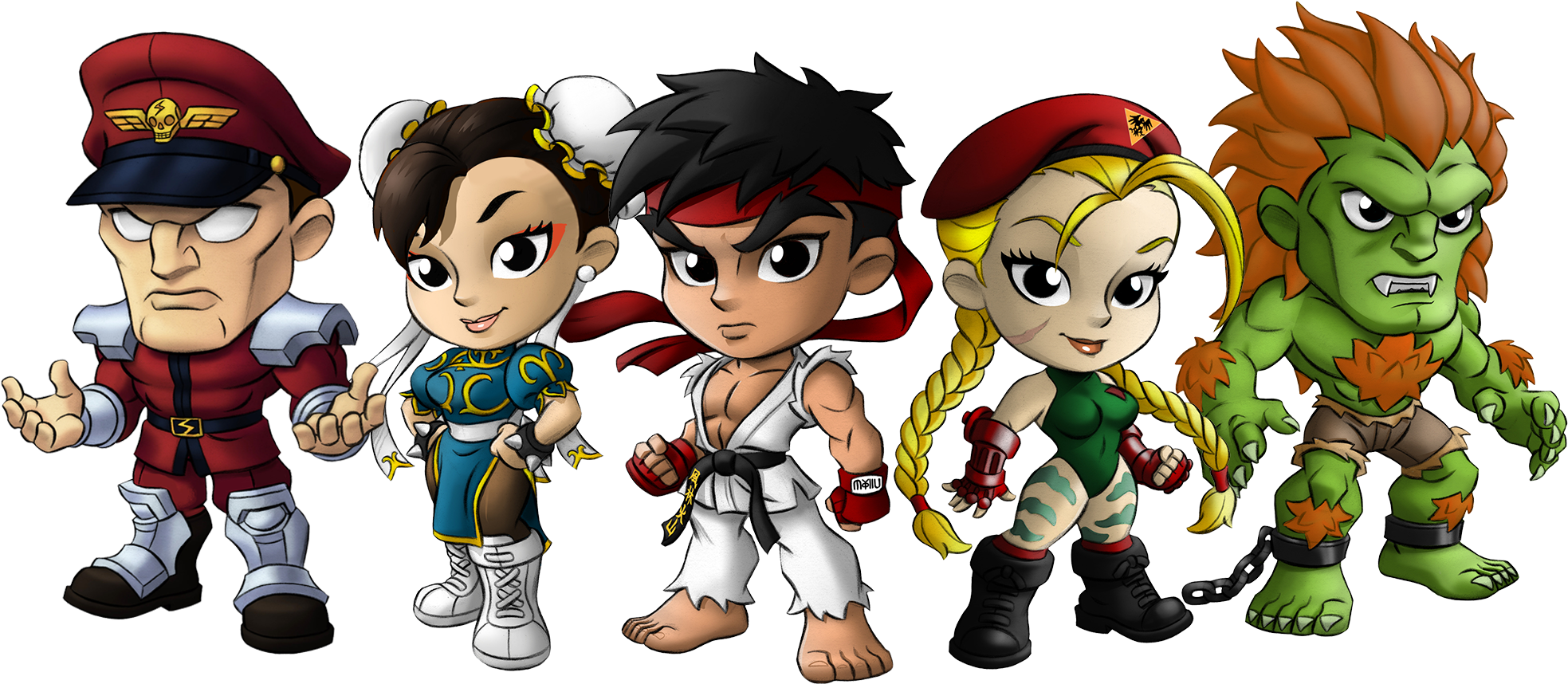 Street Fighter Collectibles Announced By Cryptozoic - Street Fighter - Lil' Knock-outs 3" Vinyl Figure Series (2163x1034)