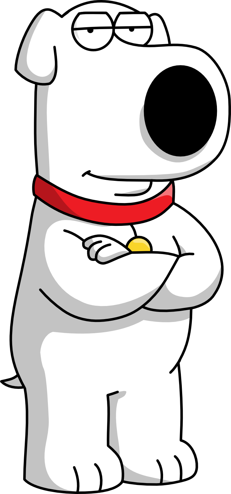 Brian - Brian Family Guy Png (738x1579)