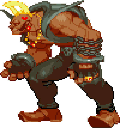 Sfa3 Birdie - Birdie Street Fighter Alpha 3 (400x428)