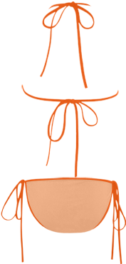 Peach Cobbler Color Accent Custom Bikini Swimsuit Peach - Bikini (500x500)