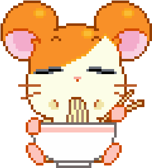 #hamtaro #kawaii #animegif {} Gif - Pixel Gif Transparent (449x448)