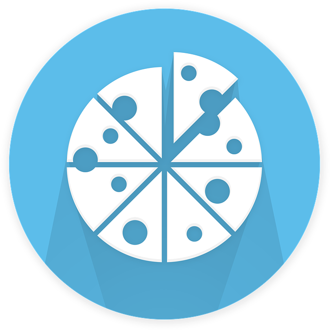 Valentinos Pizza - Pizza Blue Icon Png (720x720)