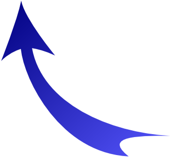 Original Png Clip Art File Upward Arrow Blue Svg Images - Crescent (600x505)