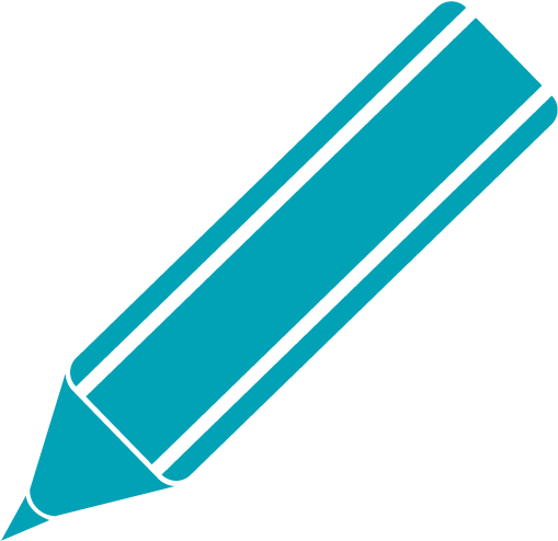 Escrita - Blue Pen Icon Png (691x694)