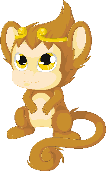 Chibi - Fire Monkey Chibi Png (360x570)