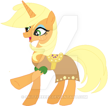 Apple Saddles By Skittz-chan - Cartoon (400x385)