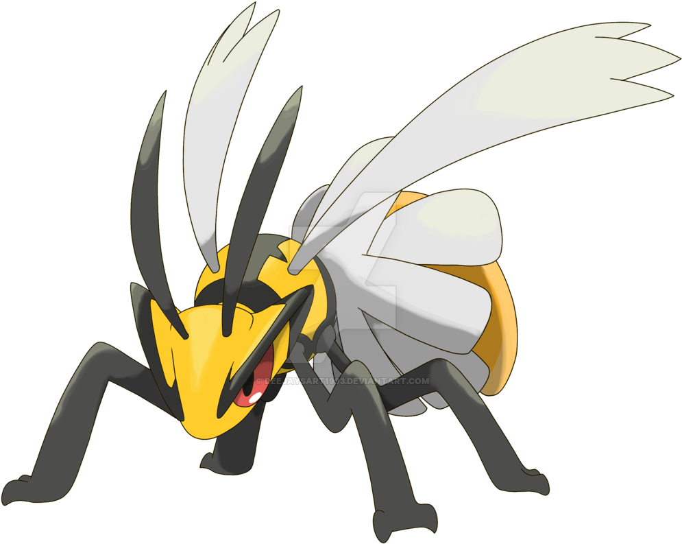 Papwasp By Deejaysart1993 Papwasp By Deejaysart1993 - Fakemon Bee (1024x837)