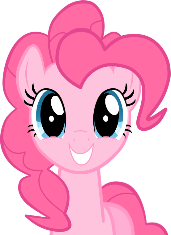 Come On And Smile By Cawinemd - My Little Pony Pinkie Pie Face (553x758)