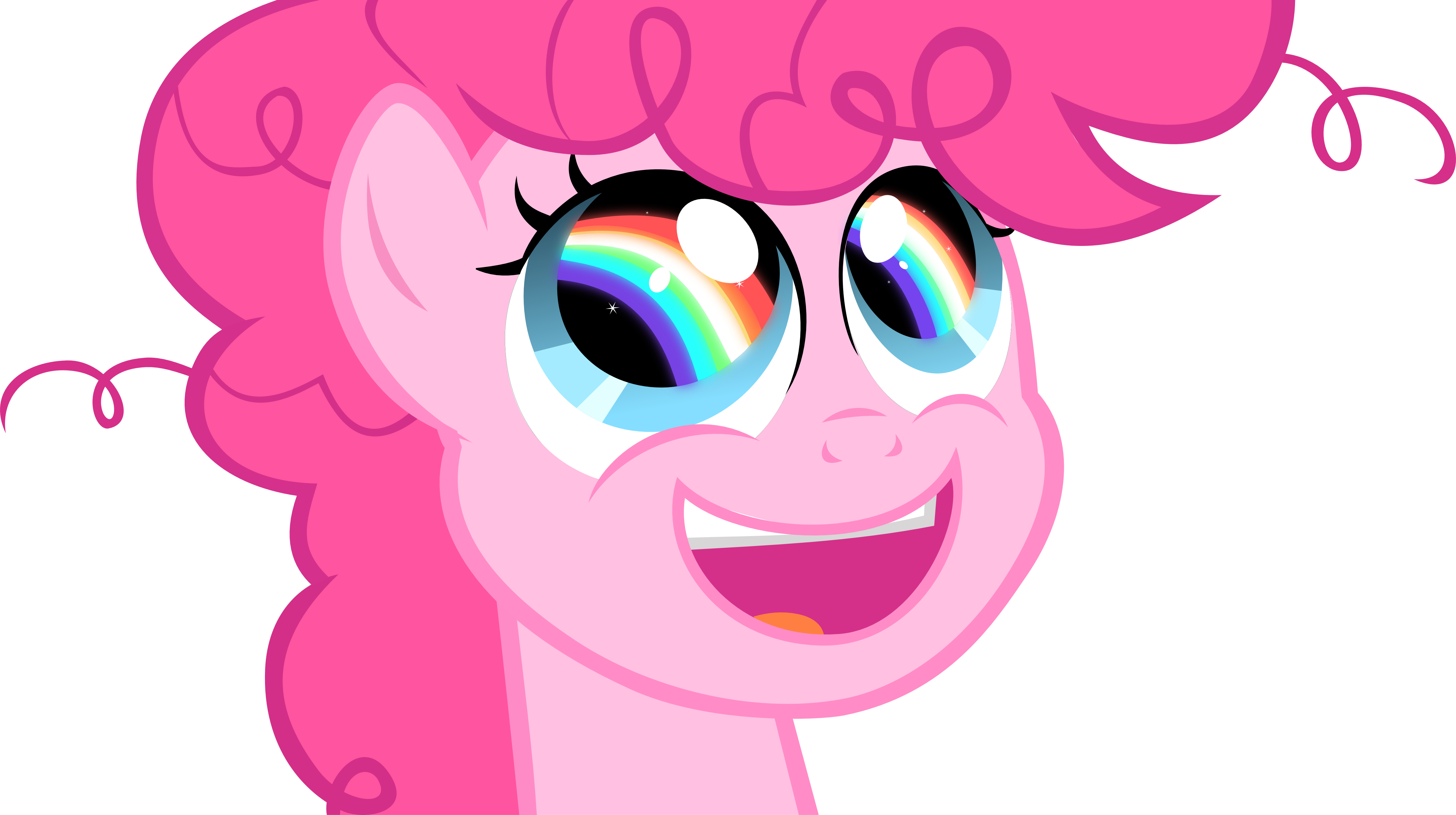 Young Pinkie Pie Face - Pinkie Pie First Smile (5165x2893)