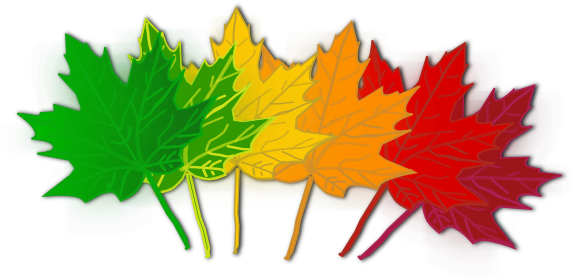Leaves Changing Color Clipart (600x315)