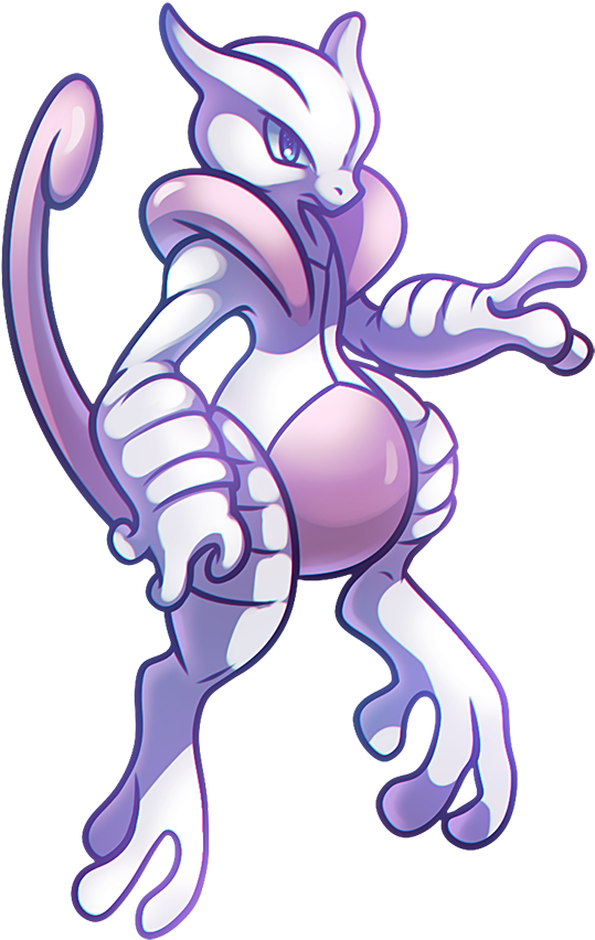 Evolution Of Mewtwo By Dragoart - Cartoon (600x867)