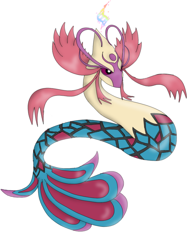 Azurill Evolution Download - Milotic (869x919)