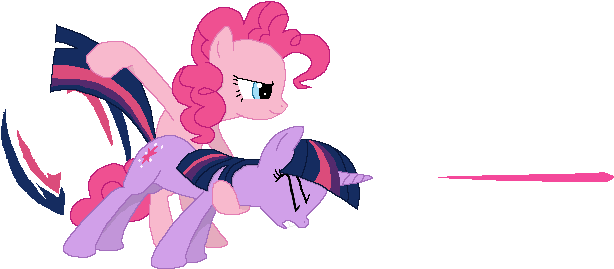 Pinkie Pie Twilight Sparkle Rarity Rainbow Dash Fluttershy - Fuck The Logic Gif (700x300)