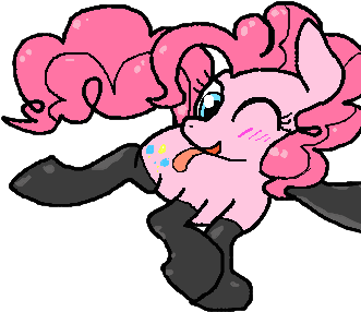 Pinkie Pie Clop Evolution Banned From Equestria By - Banned From Equestria Pinkie (424x295)