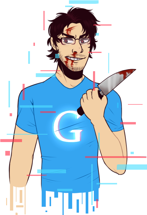 Curcuit Overload By Tea Cup Kitty - Markiplier Fan Art Googleplier (537x760)