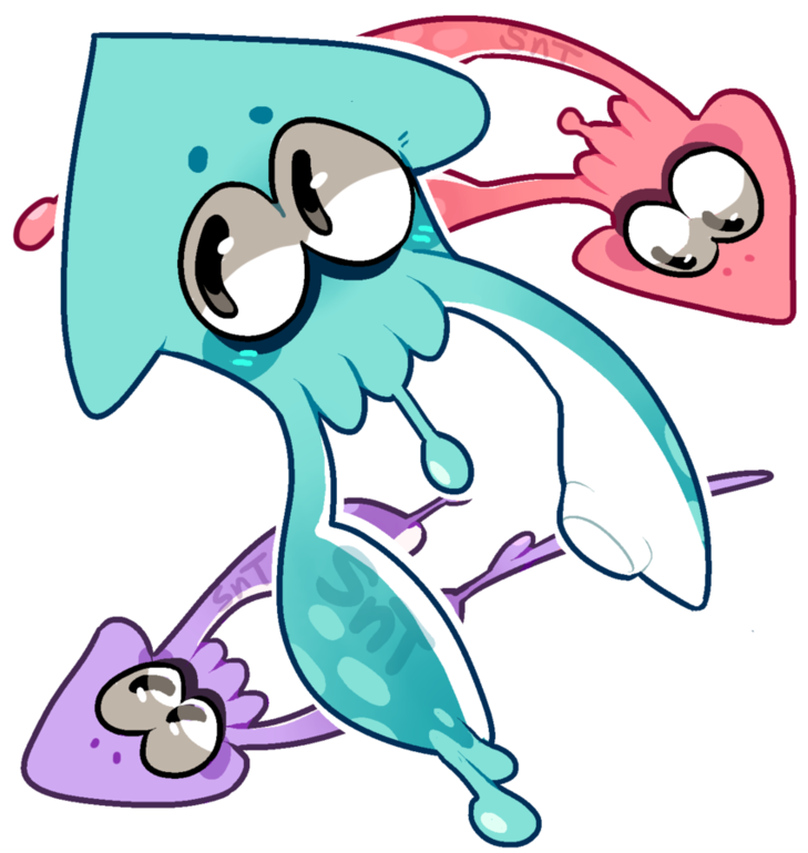 Youre A Squid Now Youre A Squid Now By Sweet N Treat - Splatoon (877x910)