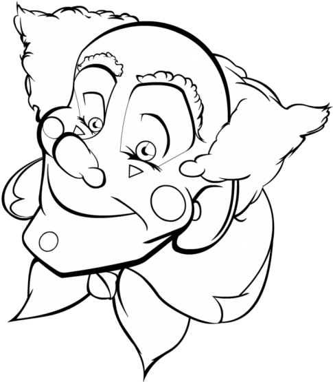 Adult Similiar Happy Clown Faces Drawings Keywords - Happy Clowns Drawings (618x618)