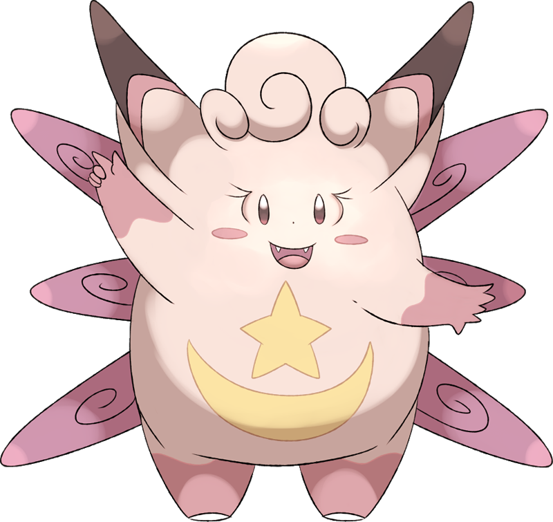 Clefairy Evolution Download - Pokemon Clefable (800x755)