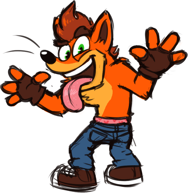 Crash Bandicoot Fan Art Drawing Comics - Crash Bandicoot (658x675)