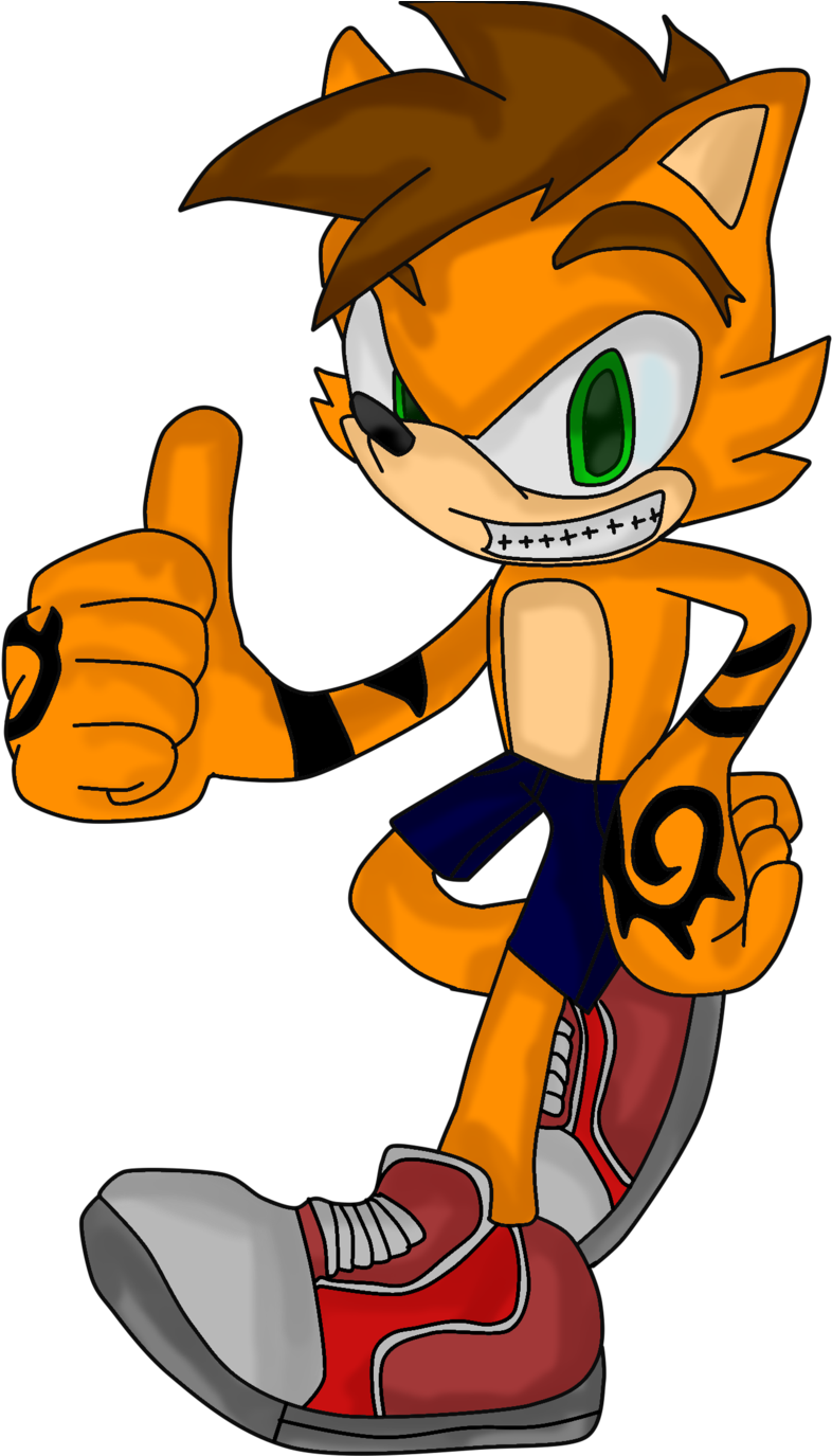 Crash Bandicoot Style Sonic By Derek-rndms - Skin Crash Bandicoot Minecraft (1024x1374)