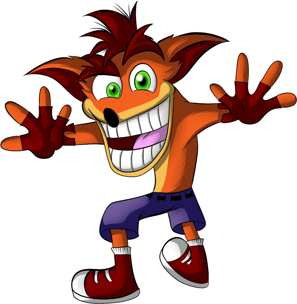 Crash Bandicoot [render] By Chrono The Hedgehog - Render Gamer (1024x1016)