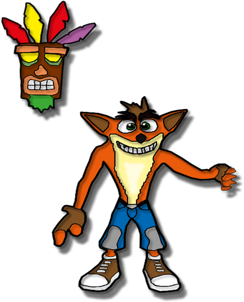 Crash Bandicoot By Gamefighter3000 - Crash Bandicoot (500x605)